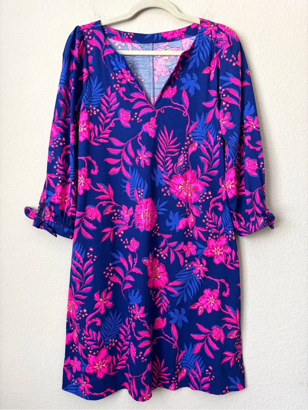 Lilly Pulitzer NEW Cath 3/4 Sleeve Dress in Floral Never Ending Summer